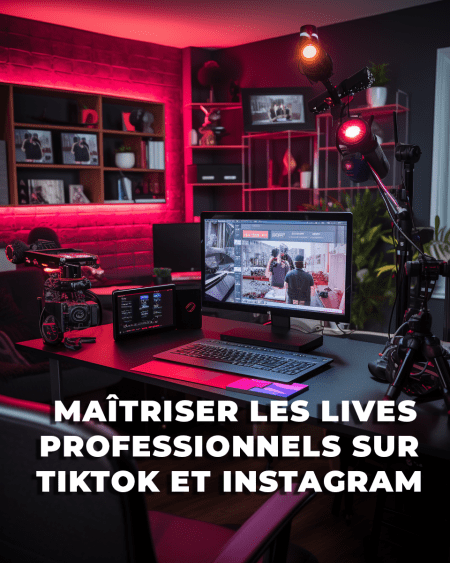 Formation "Maîtriser les Lives Professionnels sur TikTok et Instagram"